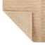 Found & Fable Tan Striped High-Low Bath Rug, 20x30