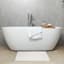 Crosby St. White Waffle Cotton Antimicrobial Bath Rug, 17x24