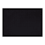 Crosby St. Black Waffle Cotton Antimicrobial Bath Rug, 17x24