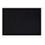 Crosby St. Black Waffle Cotton Antimicrobial Bath Rug, 17x24
