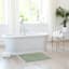 Honeybloom Racetrack Desert Sage Bath Rug, 17x24