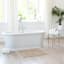 Honeybloom Stone Braided Cotton Bath Rug, 17x24
