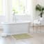 Honeybloom Sage Braided Cotton Bath Rug, 17x24
