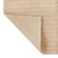Found & Fable Ivory Striped High-Low Bath Rug, 17x24
