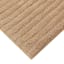 Found & Fable Tan Striped High-Low Bath Rug, 17x24