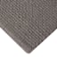 Honeybloom Dark Grey Braided Cotton Bath Rug, 20x30