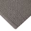 Honeybloom Dark Grey Braided Cotton Bath Rug, 17x24