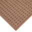 Crosby St. Brown Waffle Cotton Antimicrobial Bath Rug, 17x24