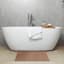 Crosby St. Brown Waffle Cotton Antimicrobial Bath Rug, 17x24