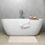 Crosby St. Ivory Waffle Cotton Antimicrobial Bath Rug, 17x24