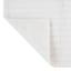Found & Fable White Striped High-Low Bath Rug, 17x24