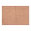 Found & Fable Coral Striped High-Low Bath Rug, 17x24