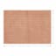 Found & Fable Coral Striped High-Low Bath Rug, 17x24