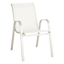 Stackable Sling Patio Chair, Beige & Champagne