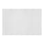 Found & Fable White Striped High Low Bath Rug, 20x30
