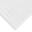 Found & Fable White Striped High Low Bath Rug, 20x30