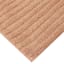 Found & Fable Coral Striped High-Low Bath Rug, 20x30