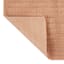 Found & Fable Coral Striped High-Low Bath Rug, 20x30