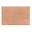 Found & Fable Coral Striped High-Low Bath Rug, 20x30