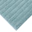 Found & Fable Blue Striped High-Low Bath Rug, 20x30