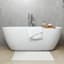 Providence White Primasoft Plus Bath Rug, 20x30