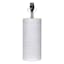 Grey Patterned Column Ceramic Medium Table Lamp Base, 18"
