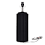 Matte Black Scalloped Medium Table Lamp Base, 19.8"