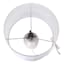 Honeybloom Natural Two-Toned Ceramic Medium Table Lamp with Shade, 24"