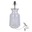 Honeybloom Clear Hammered Glass Medium Table Lamp Base, 18"