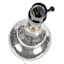 Providence Mercury Glass Tiered Small Lamp Base, 13"