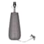 Ty Pennington Grey Braided Design Ceramic Lamp Base, 17.5"