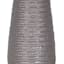 Ty Pennington Grey Braided Design Ceramic Lamp Base, 17.5"