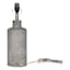 Ty Pennington Grey Sea Glass Medium Lamp Base, 17.5"