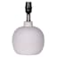 Crosby St. White Textured Round Mini Lamp Base, 11"