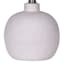 Crosby St. White Textured Round Mini Lamp Base, 11"