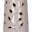 Honeybloom Beige Floral Cutout Ceramic Lamp Base, 18.5"