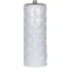 Providence White Ceramic Chevron Textured Medium Table Lamp with Shade, 26"