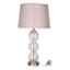 Providence Gold Bubble Glass Table Lamp, 25"