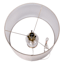 Providence Gold Bubble Glass Medium Table Lamp with Shade, 25"