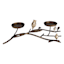 Providence Branch Metal Candle Holder, 19"