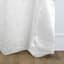2-Pack Metallic White Blackout Grommet Curtain Panels, 95"