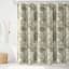 13-Piece Tan Earthy Geo Shower Curtain Set, 72"