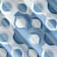 13-Piece Blue Abstract Geo Shower Curtain Set, 72"