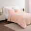 Pink Soft Knit Jersey Single Comforter, Full/Queen