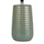 Found & Fable Green Textured Ceramic Small Lamp with Shade, 16"