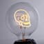 Black Skull Novelty Uplight, 8"