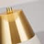 Crosby St. White & Gold Metal Touch Small Table Lamp with Shade, 19"