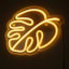 Palm Leaf LED Wall Sign, 9.8"