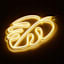 Palm Leaf LED Wall Sign, 9.8"