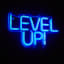 LED Level Up Neon Wall Sign, 9.8"